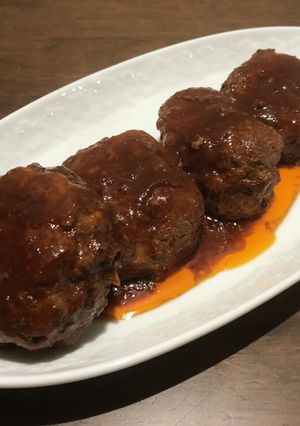 ふわふわ【煮込みハンバーグ】-レシピのメイン写真