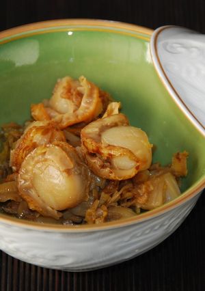 ふっくら帆立の甘からしぐれ煮　♪-レシピのメイン写真