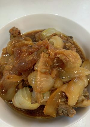 リンゴのスペアリブ-レシピのメイン写真