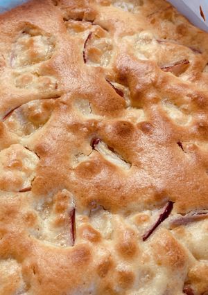スプーンで混ぜるだけ！簡単りんごケーキ-レシピのメイン写真