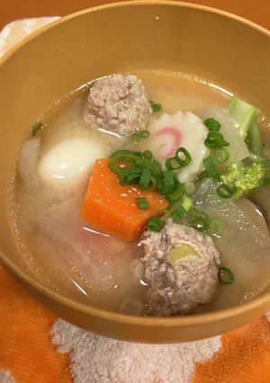 まあるい⭐︎ほっこり味噌汁-レシピのメイン写真