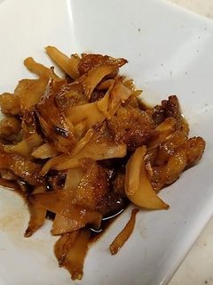 新生姜と鶏皮の佃煮-レシピのメイン写真
