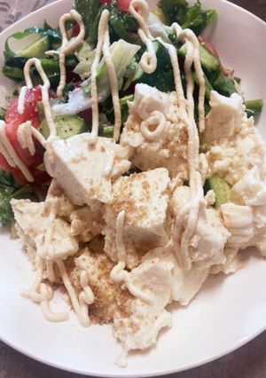 お豆腐の豆乳マヨネーズのサラダ-レシピのメイン写真