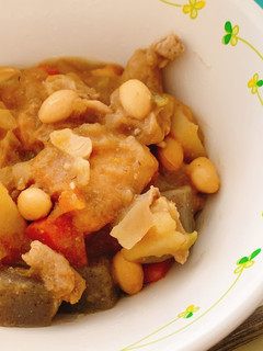 豚肉と大豆の味噌煮☆給食メニュー-レシピのメイン写真