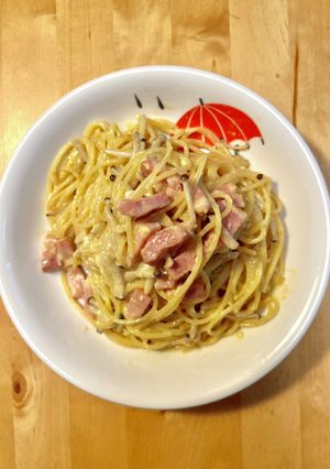超簡単!うちのぺぺたま☆ベーコンきのこで-レシピのメイン写真