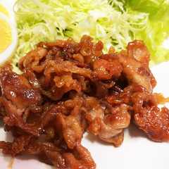 รูปของ 米粉でサクサク！豚肉の甘辛焼き