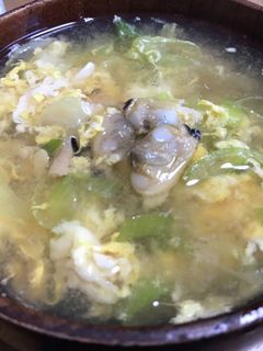 あさりと卵のほっこり味噌汁-レシピのメイン写真