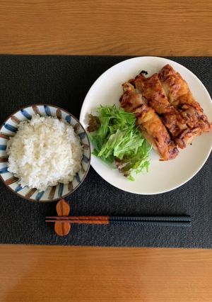 ご飯もりもり 鶏もも肉ごまみそチーズ焼き-レシピのメイン写真