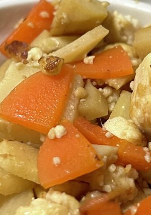 手軽にいり豆腐 昆布だし-レシピのメイン写真