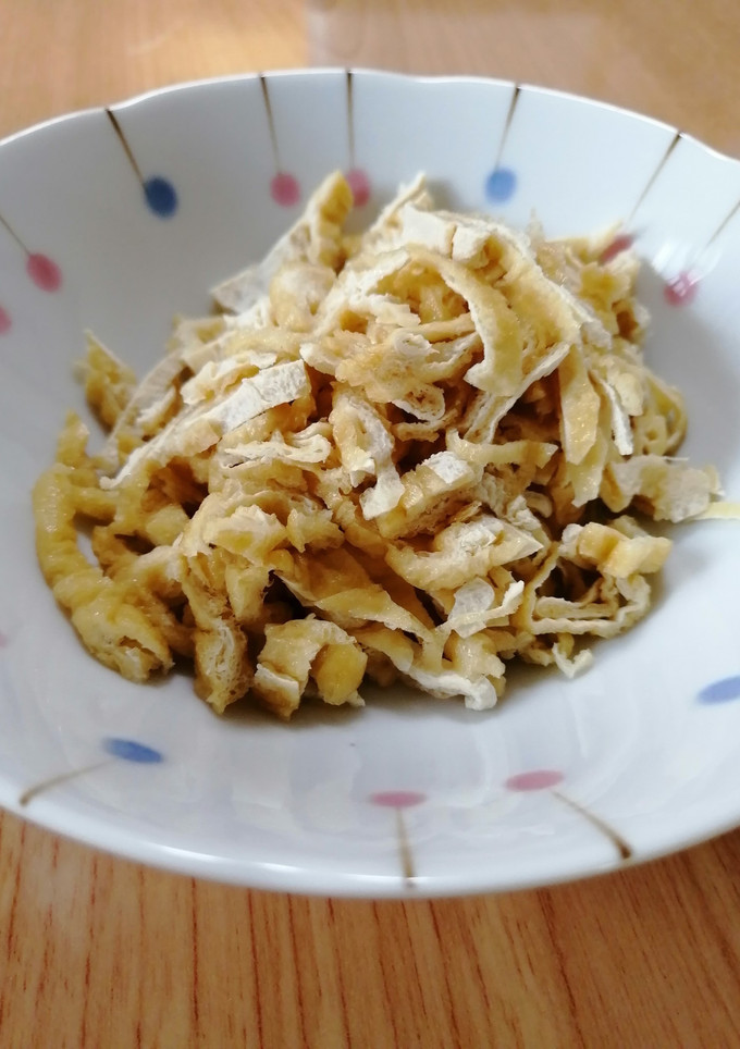 油揚げの美味しい保存方法！-レシピのメイン写真