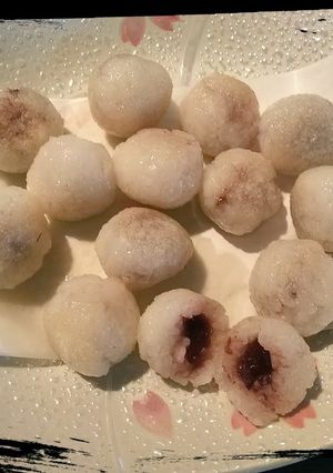 残りごはんでつぶあん包み団子-レシピのメイン写真