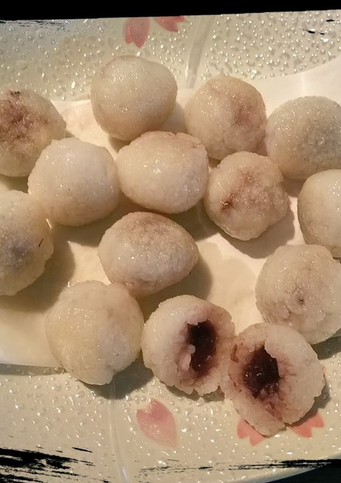 残りごはんでつぶあん包み団子-レシピのメイン写真