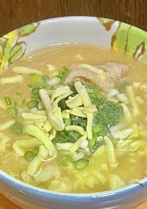 玉ねぎたっぷりの豚汁・チーズ in-レシピのメイン写真