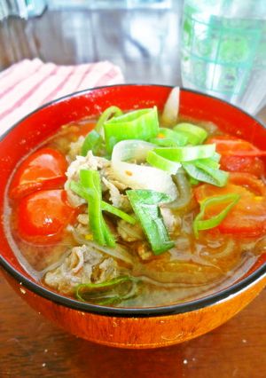 トマト豚汁-レシピのメイン写真