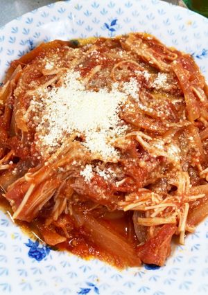家事ヤロウ 挽肉そのまま煮込みハンバーグ-レシピのメイン写真