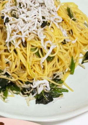 しらすとほうれん草の和風ペペロンチーノ-レシピのメイン写真
