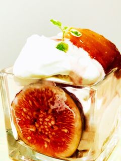 無花果のミニパフェ♪-レシピのメイン写真