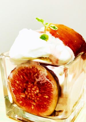 無花果のミニパフェ♪-レシピのメイン写真