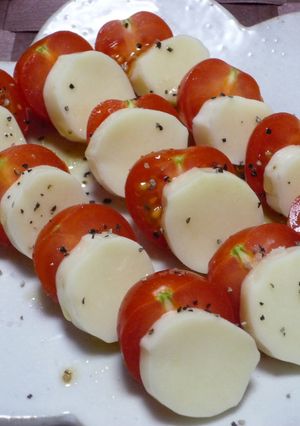 プチトマトのカプレーゼ-レシピのメイン写真