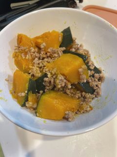 カボチャのそぼろ煮-レシピのメイン写真