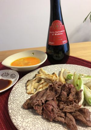 バルサミコ酢で新発見！すき焼き気分-レシピのメイン写真