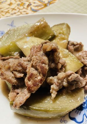 米粉でとろりん！ナスと安い牛肉の治部煮風-レシピのメイン写真