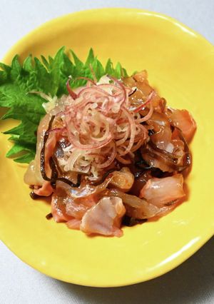 白身魚の塩昆布和え-レシピのメイン写真