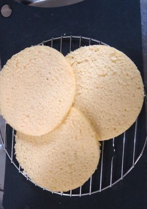 オーブントースターで作るジェノワーズ-レシピのメイン写真