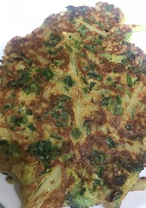 米粉のニラ玉焼き（焼き肉たれ味）-レシピのメイン写真