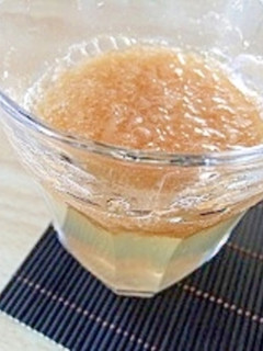 果肉入り♪摩り下ろし林檎サワー-レシピのメイン写真