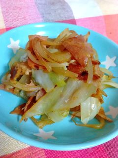 ベーコンと野菜のカレー炒め-レシピのメイン写真