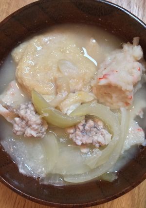 白子と餅巾着のだし煮-レシピのメイン写真