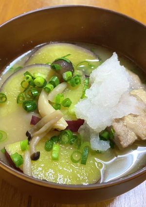 ほっこり味噌汁！みんな大好きさつまいも！-レシピのメイン写真