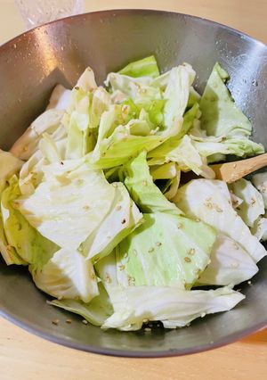 焼肉屋さんの塩キャベツサラダ-レシピのメイン写真