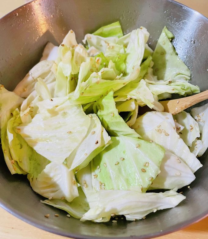 焼肉屋さんの塩キャベツサラダ-レシピのメイン写真
