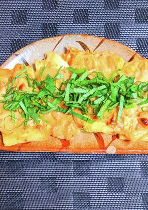 キムチとツナの油揚げピザ-レシピのメイン写真