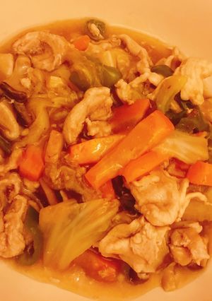 ほっこりする味☆白菜と豚肉のあんかけ-レシピのメイン写真
