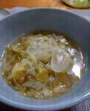 キャベツの和風ミネストローネスープ