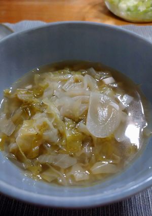 キャベツの和風ミネストローネスープ-レシピのメイン写真