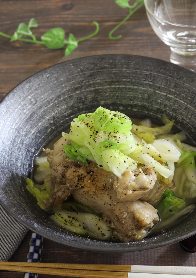 塩もみ白菜と手羽元のスープ-レシピのメイン写真