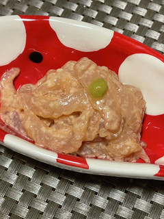 カワハギのウニ醤油和え-レシピのメイン写真
