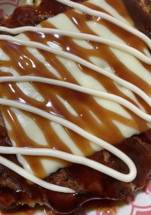 米粉でチーズお好み焼き-レシピのメイン写真