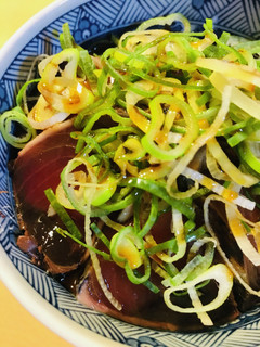 市販パック活用●やまかけネギたたき丼-レシピのメイン写真