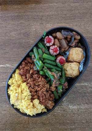 JK☆３色彩り弁当♪-レシピのメイン写真