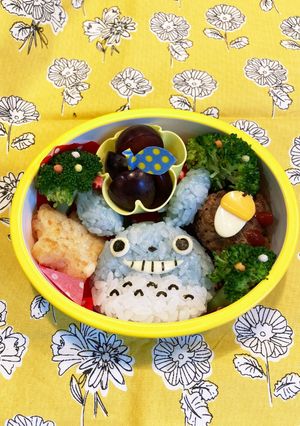 幼稚園年少　トトロ　お弁当-レシピのメイン写真