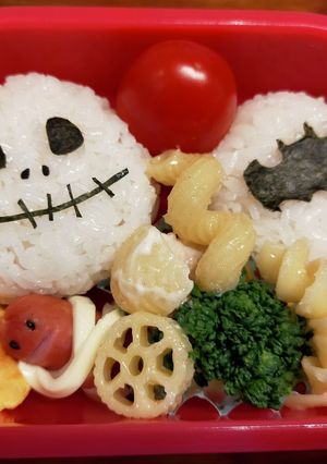 キャラ弁〈10月〉 バットマンハロウィン-レシピのメイン写真