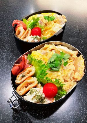 高校生弁当2022 10月24親子丼-レシピのメイン写真