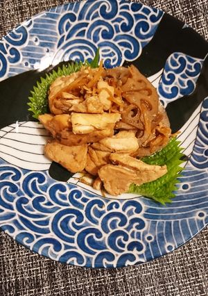 カジキマグロと蓮根煮-レシピのメイン写真