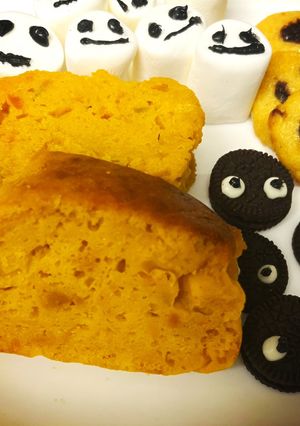ハロウィン☆かぼちゃのパウンドケーキ-レシピのメイン写真