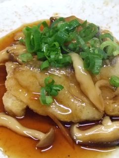 マダラのから揚げキノコあん仕立て-レシピのメイン写真
